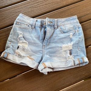 SO High Rise Jean Shorts